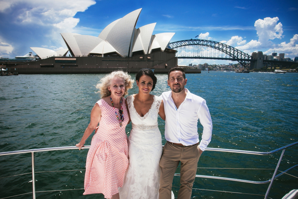 Cruise Sydney Harbour and get married on the water
